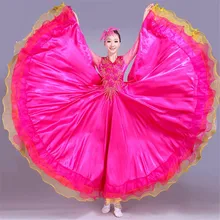 Бренд,, современный женский костюм для танцев, большая юбка-свинг, женский костюм с двойным рукавом, цветочный костюм с изображением куриных ног, костюм для хора