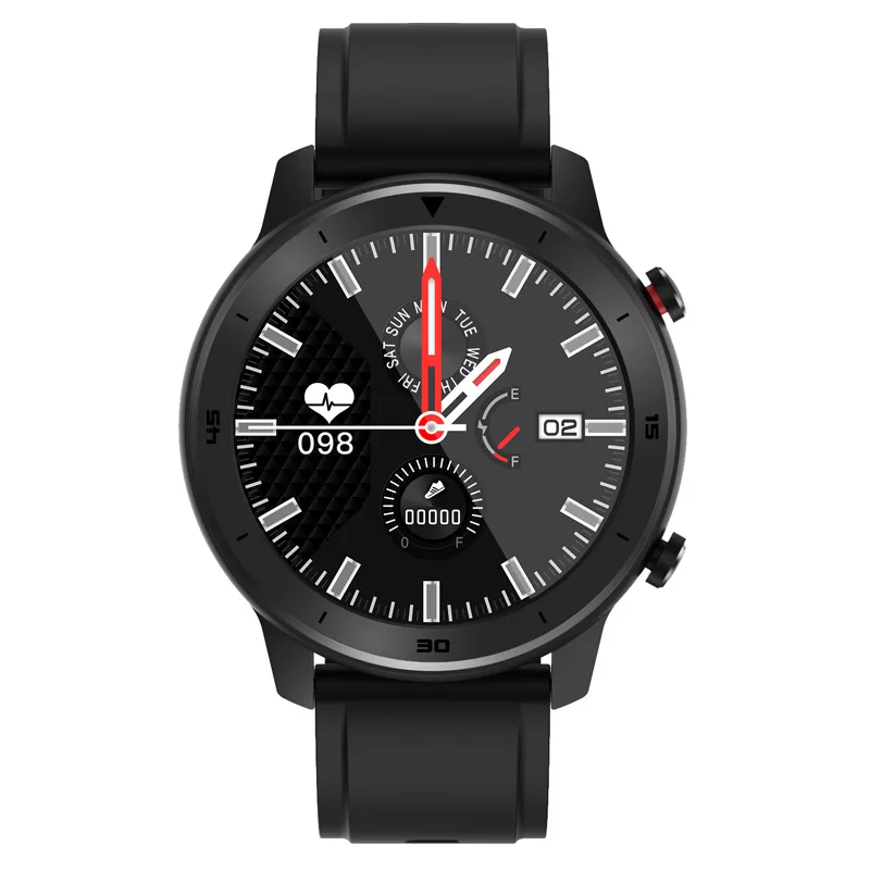 PU-Black-black DT78 Смарт-часы для мужчин, измеритель артериального давления для мужчин, фитнес-трекер IP68, спортивный смарт-браслет, умные часы wo для мужчин, для ios, android - Цвет: PU-Black-black