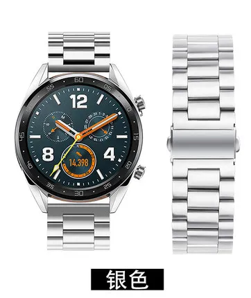 Ремешок+ чехол 20/22 мм ремешок для наручных часов для samsung gear S3 Frontier Galaxy watch 46mm 42 Нержавеющая сталь ТПУ покрытием защитный чехол - Цвет ремешка: Silver 1