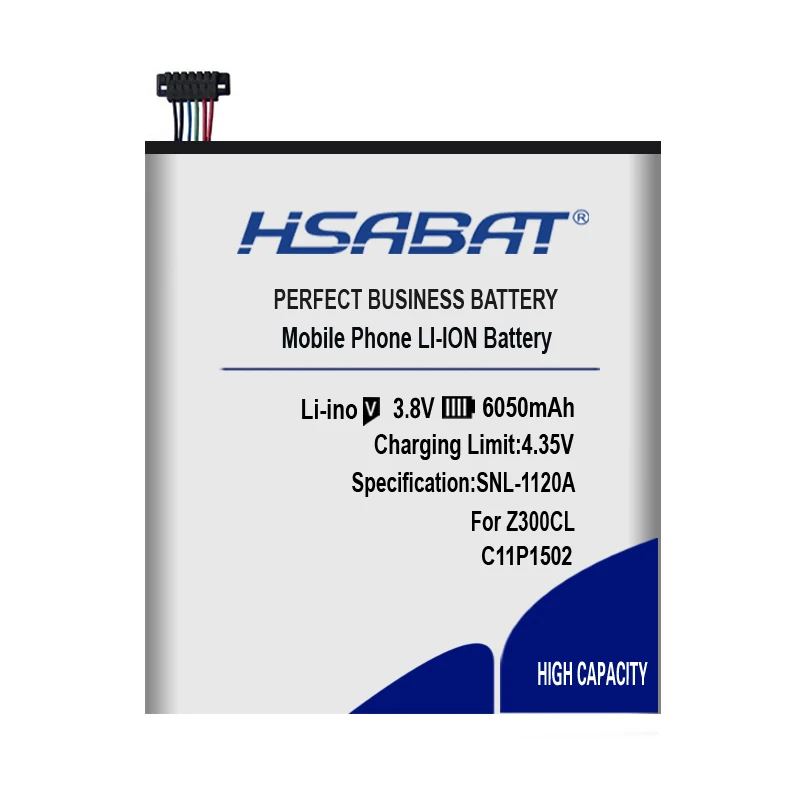 HSABAT C11P1502 6050 мА/ч, Батарея для ASUS ZenPad 10 Z300C Z300CL Z300CG Z300M P023 P01T 10,1 в номер для отслеживания