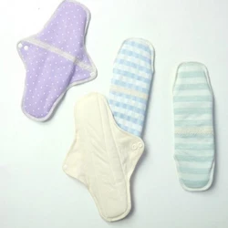 1pcs Washable Sanitary Pads Panty Liners Pads Reusable Menstrual Cloth Thin Cotton Replacable Pad Pantie Feminine Hygiene