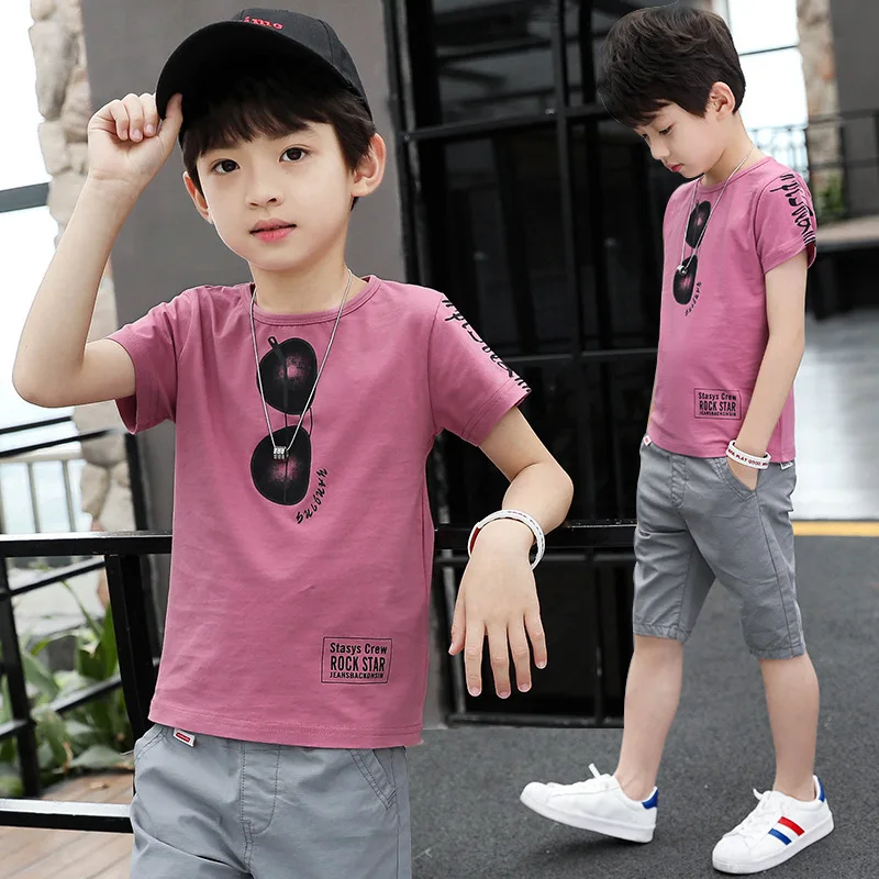Hot Item Teen Boys Clothing Sets Summer Boys Clothes Casual Outfit Kids Tracksuit For Boys Sport kblDq1XQ0