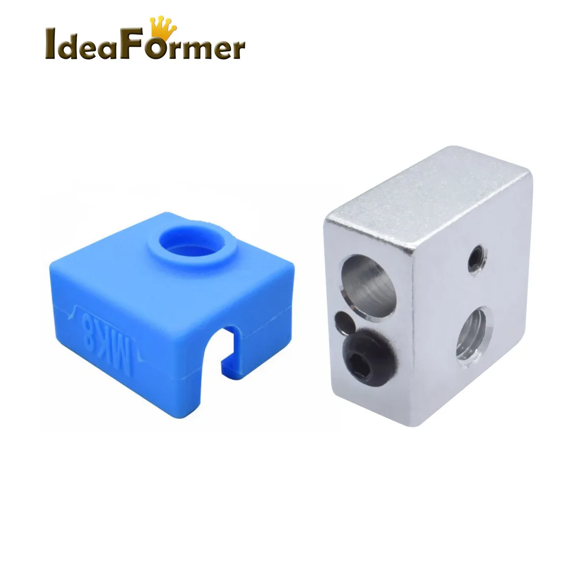 

IdeaFormer 3D Printer MK8 Silicone Socks Block Heater Silicone Insulation Cover for Replicator Anet a6 a8 i3 MK7 / MK8 / MK9