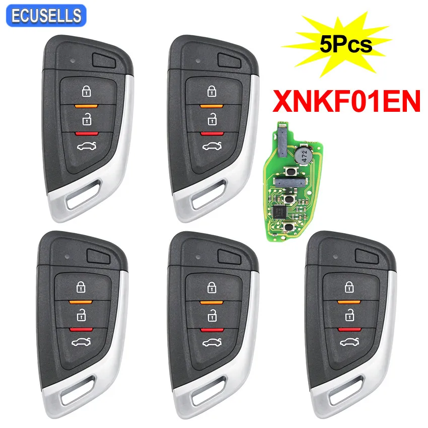 5 шт./лот XHORSE VVDI Универсальные пульты дистанционного управления с функцией приближения PN: XNKF01EN Английская версия для VVDI Mini/VVDI