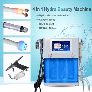 

4 in 1 Hydro Dermabrasion Face Cleaning Microdermabrasion Water Oxygen Jet Peel Hydra Skin Care Machine