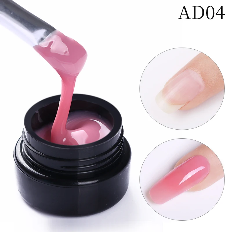 AD04 MAD DOLL Гель-лак для наращивания ногтей для полиуф-геля 5 г полупрозрачный строительный УФ-гель для наращивания ногтей Дизайн ногтей - Цвет: AD04