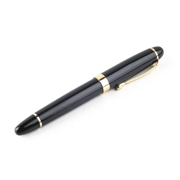 

Upscale X450 Black Color Fountain Deep Twist Carven Medium Nib Gold Trim Fountain Pen Study Office Pens