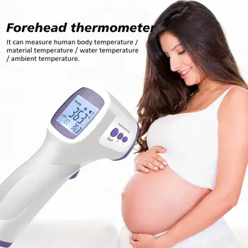 

2020 Baby Adult Digital Thermometer Infrared Forehead Body Thermometer Gun Non-contact Temperature Measurement Device