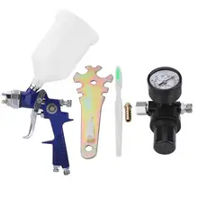 1,4 мм сопло 600CC 2,5-3,5 бар автомобильный гравитационный корм HVLP распылитель краски воздуха с регулятором краски автомобиля инструменты для пистолета
