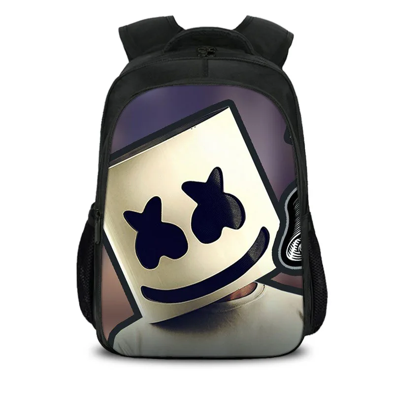 Style 13 15,7 дюймов Marshmello DJ звезда улыбка мальчик девочки школьная сумка Книга сумка рюкзак дети студентов Mochila обратно в школьный подарок - Цвет: Style 13