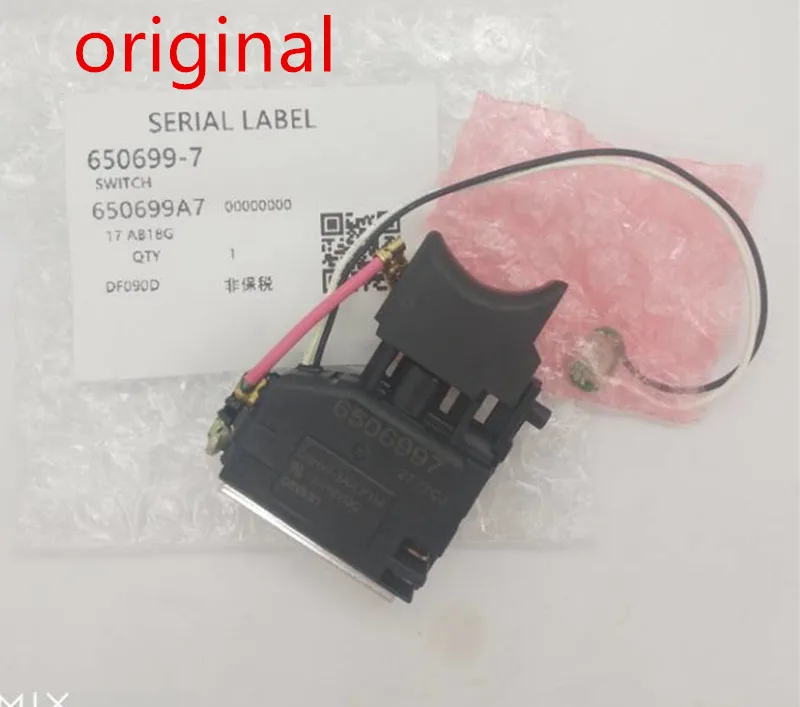 Переключатель 10 8 В для Makita 650699 7 6506997 650645 0 6506450 6505991 DF330DWE DF030DWE TD090DWE td09090d DF330D DF030D