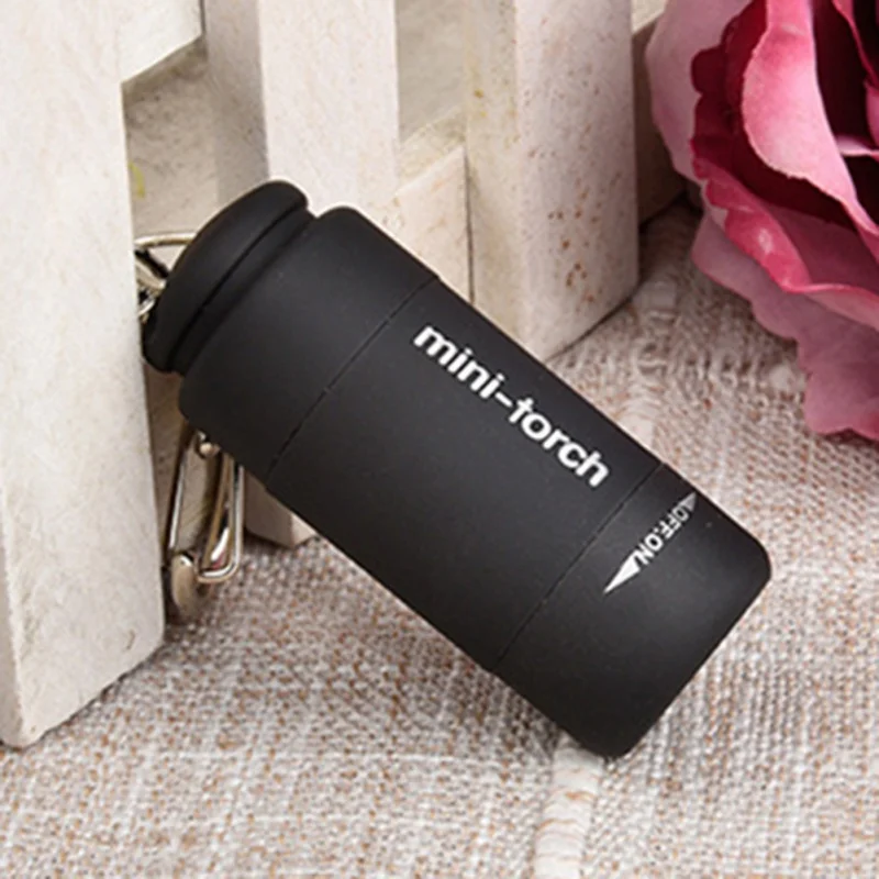 B HW Eshoo супер яркий мини фонарик USB Перезаряжаемый Карманный маленький фонарик с брелоком светодиодный водонепроницаемый и портативный - Испускаемый цвет: B