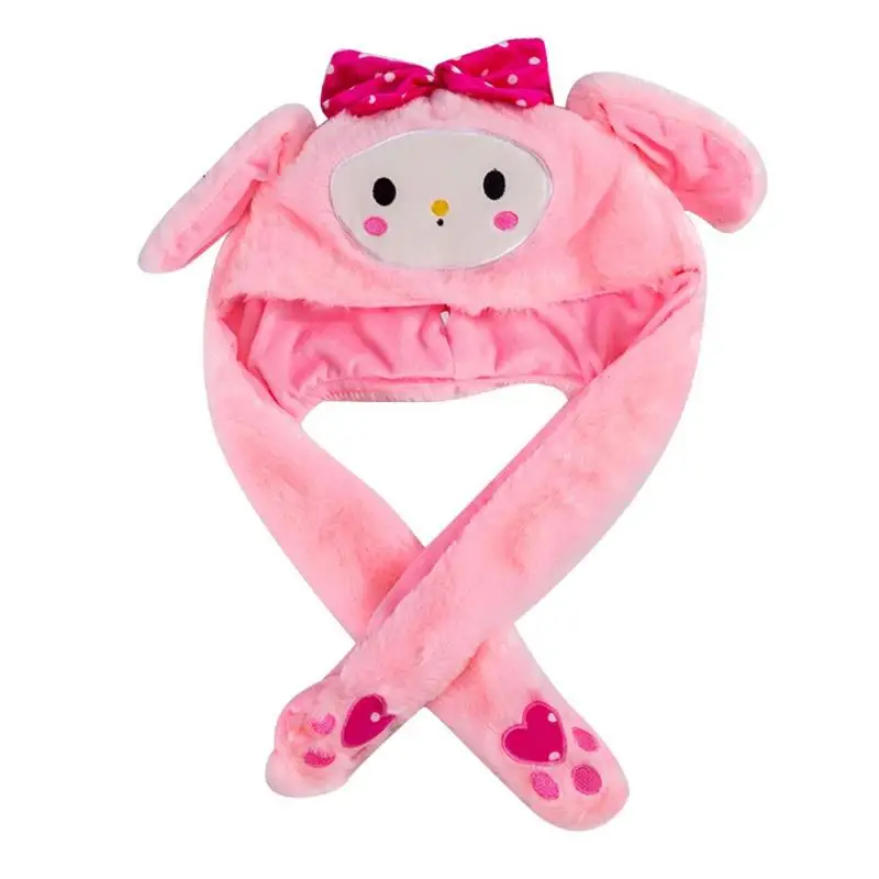 Ребенок милый светящийся кролик плюшевый шляпа забавная игрушка ушей вниз кролик подарок игрушка для детей девочек или девушки