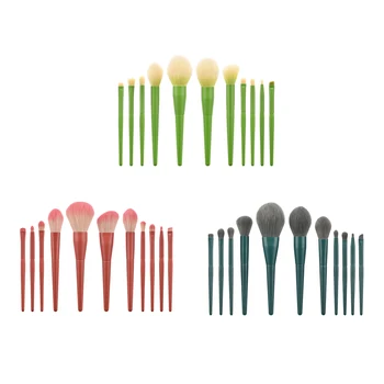 

Makeup Brushes 11 Pcs Makeup Brush Set Premium Synthetic Foundation Brush Blending Face Powder Blush Concealers Eyeshadows Makeu