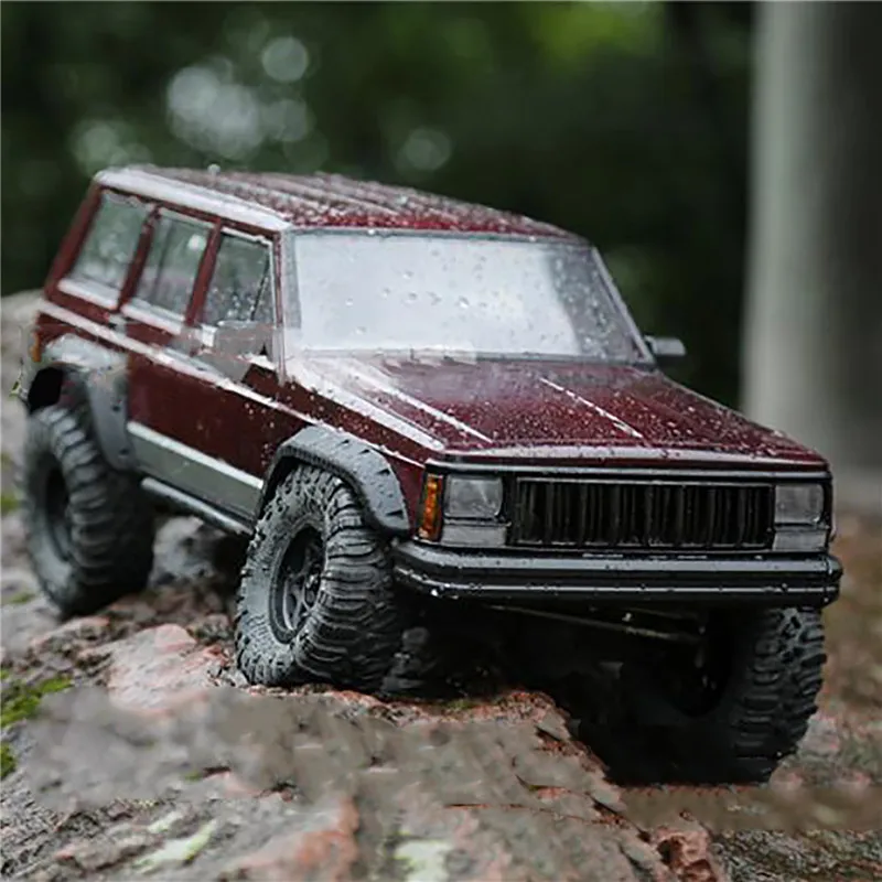 1:10 RC автомобиль корпус оболочка для Jeep Cherokee XJ жесткий корпус 12,32 дюймов 313 мм Колесная база с Металлическая Эмблема комплект( версия