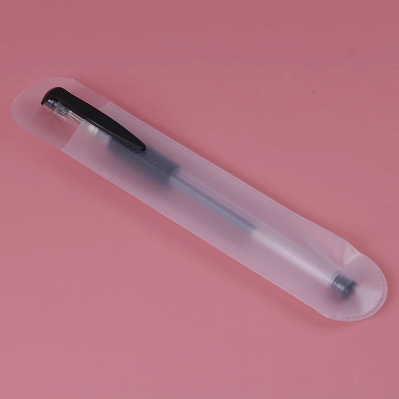 5Pcs hot sale fountain pen bag single pen holder pencil case for ballpoint pen school student stationery 17.4*3.4cm