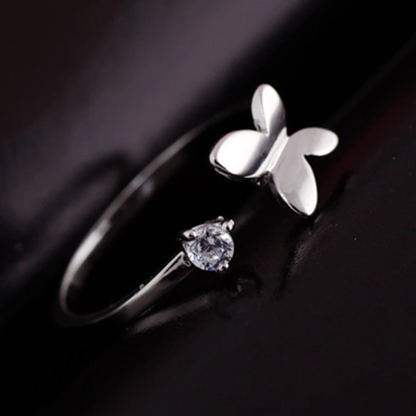 Женское кольцо с опалом Infinity регулируемое серебряное в стиле бохо милыми