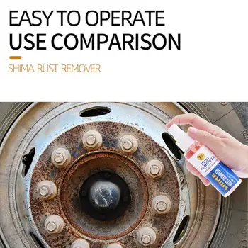 

80ml Rust Remover Door Window Rust-proof Lubricant Oxidation Prevention Rust Spray Surface Lubrication Wheel Hub Metal Clea W4S0