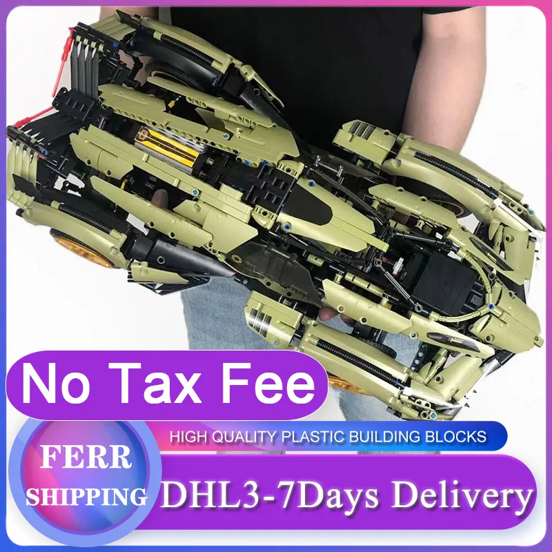2021 MOC 2527pcs Bricks Technical Car Toys Racing Sport Building Block Super Racing Vehicle Model Gift For Boyfriend
