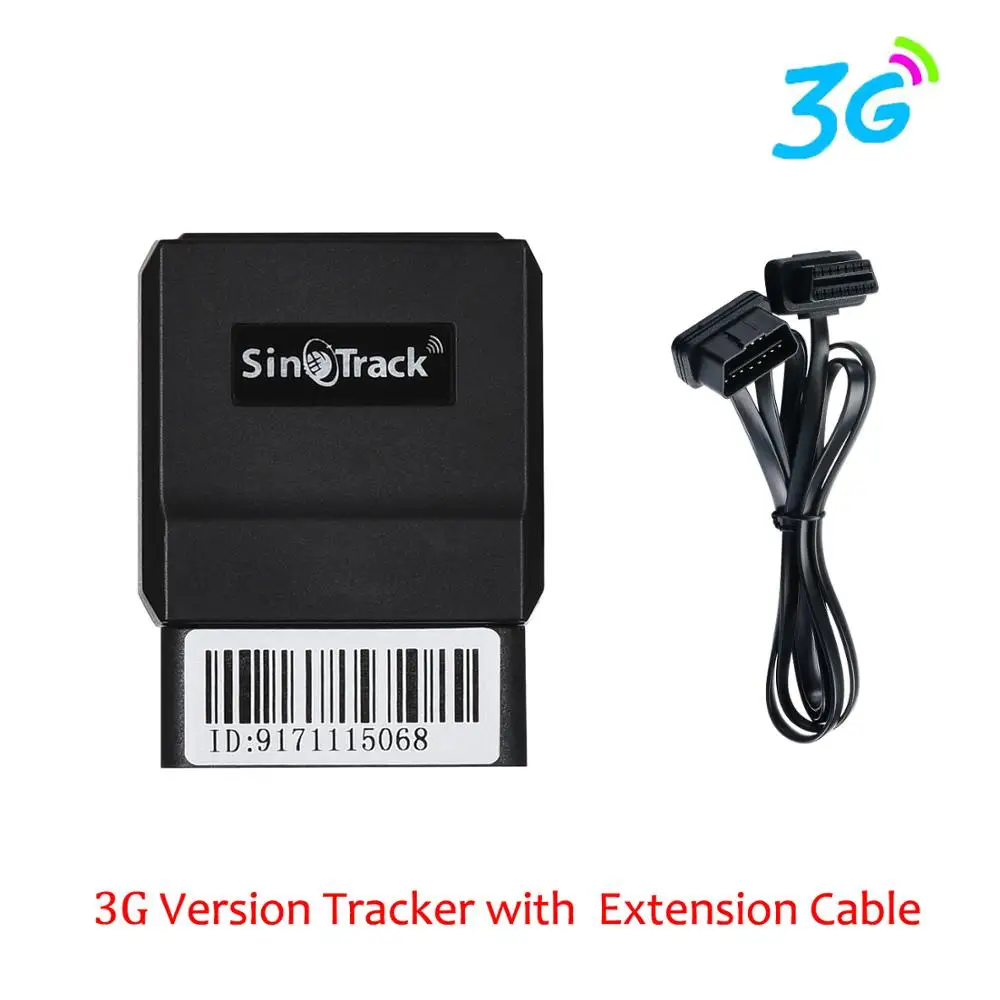 3G WCDMA Mini OBD II GPS Tracker ST-902W Builtin Battery 16PIN interface device for Car vehicle with online tracking software car tracking device GPS Trackers