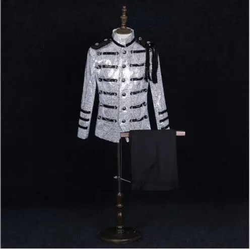 S-6XL! маленький костюм для мальчиков красивый Британский костюм Детское пальто для выступлений на фортепиано фиолетовое платье с блестками