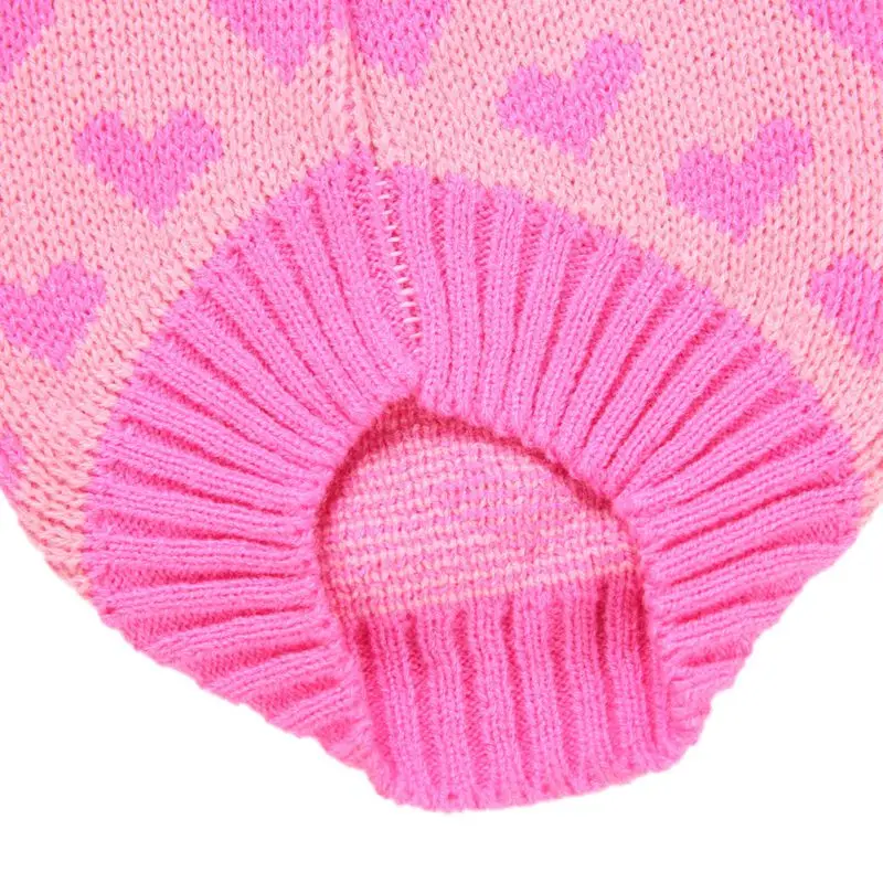 Одежда для собак Love Heart Pet зимний шерстяной свитер трикотажный свитер для щенка одежда теплое мягкое пальто с высоким воротником для щенка