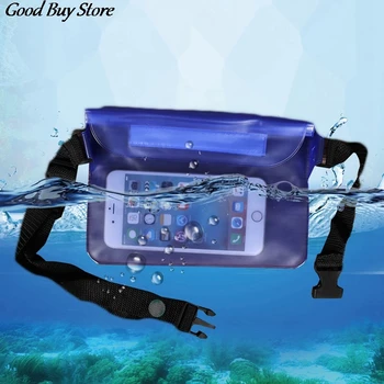 

Waterproof Underwater Waist Bag Summer Beach Fanny Pack Transparent PVC Purse Drift Diving Swimming Phone Pocket Chest Pouch