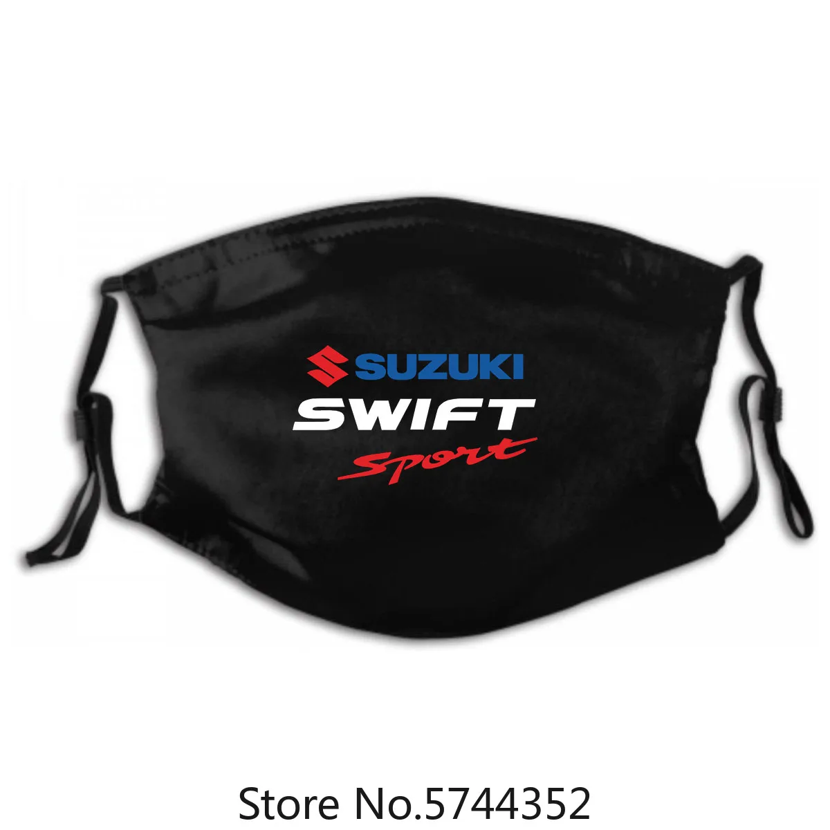 

Motorbike Mask Mens Washable Reusable Mask with PM2.5 Filters 5 Layers Brand Font - Suzuki Logo Suzuki Swift Sport Logo