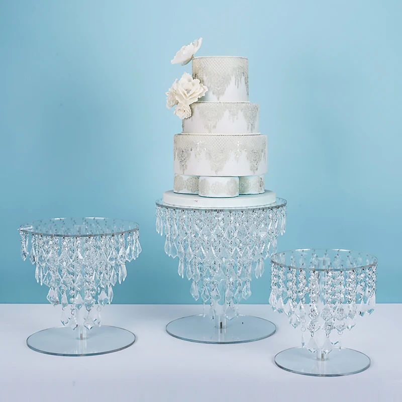 Wedding dessert acrylic display stand multi-layer cake stand