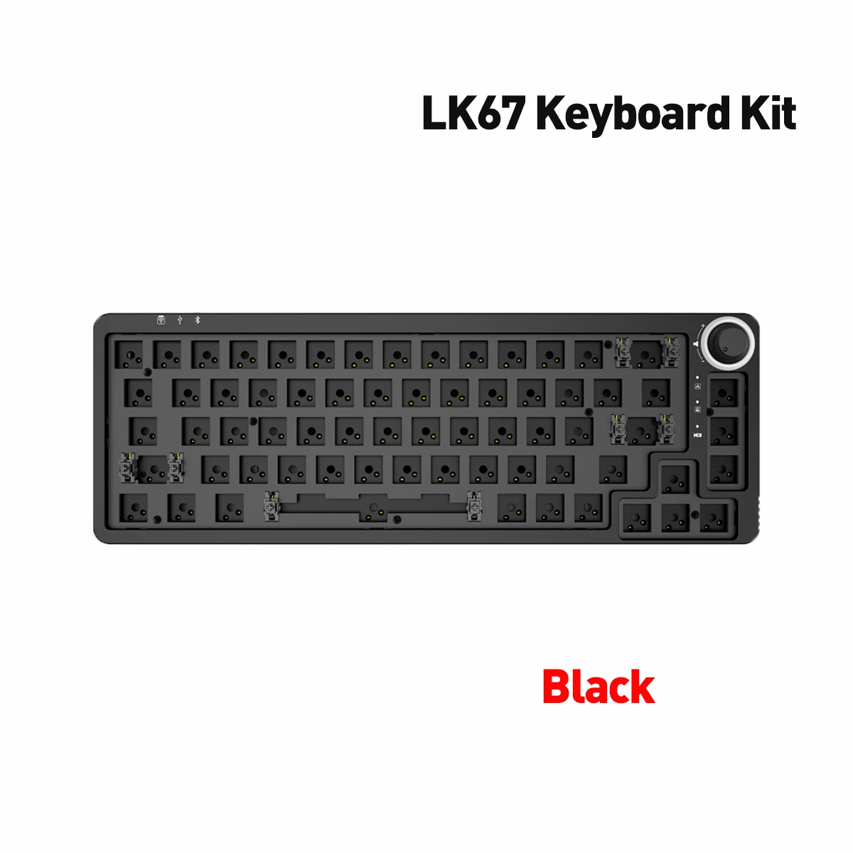 GamaKay LK67 Mechanical Keyboard Customized Kit Hot Swappable Wired/ Bluetooth-compatible/ 2.4GHz PCB Mounting Keyboard KitGamaKay LK67 Keyboard Customized KitGamaKay LK67 Customized Mechanical KeyboardGamaKay LK67 Keyboard Customized KitGamaKay LK67 Customized Mechanical Keyboard standard computer keyboard Keyboards