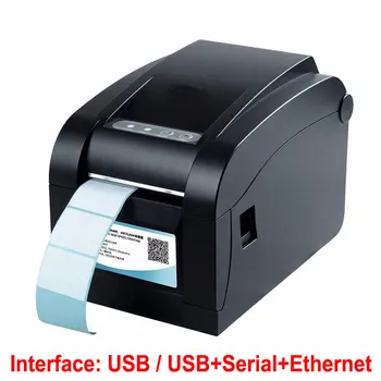 

High quality Thermal Barcode label printer 20mm-80mm width Sticker paper printer Can print QR code do not need ink