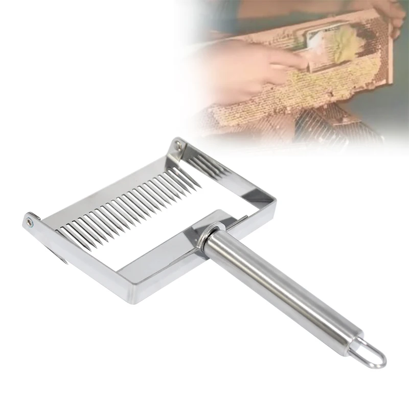 Нож для пчеловодства, многофункциональный скребок для раскачивания меда, меда, гребень, скребок из нержавеющей стали, ручка для раскачивания, вилка, инструмент для пчеловодства
