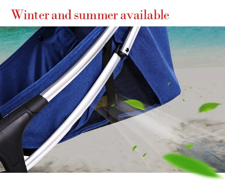 Playkids Baby Stroller ultra-light weight folding travel Baby portable 2-in-1 stroller on the airplane