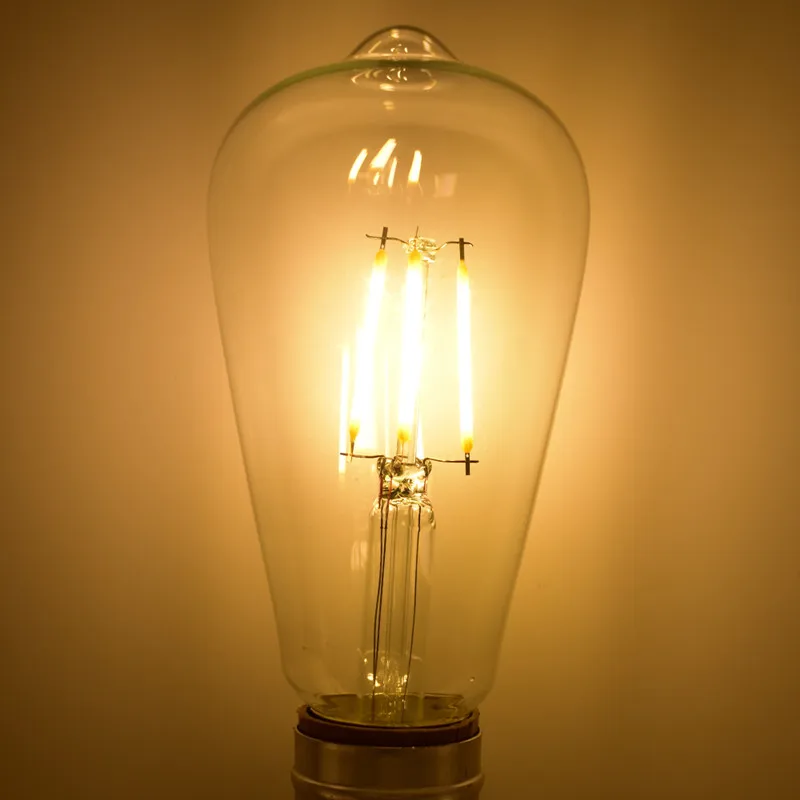 Edison Light Bulb Ampoule E27 Vintage Decor Incandescent Lamp 220V 12W ST64 Filament Light Bulb Lampada Retro Edison Lamp