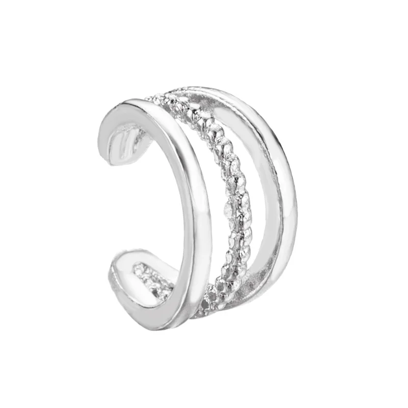 1 шт. винтажные панковские полые геометрические u-образные серьги-клипсы для ушей, не проколотое ухо, кость, невидимые для мужчин и женщин, вечерние ювелирные изделия, подарки для девочек