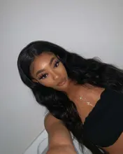 Transparente barato pelucas de encaje 180 densidad 30 32 pulgadas hueso recto pelucas de cabello humano T parte peluca largo cabello brasileño pelucas para mujeres