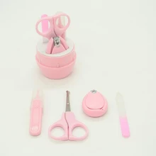 Для Уход за младенцем резак ногтей 4 шт./компл. дорожная сумка для хранения Коробка для медицинский набор детей Уход за лошадьми маникюрные ножницы, пинцет