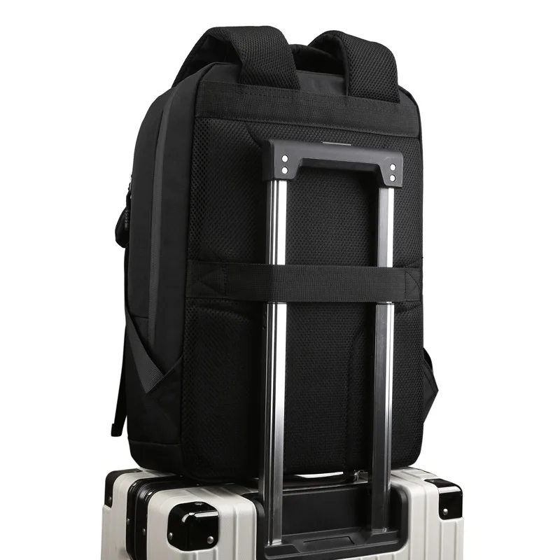 Черный школьный рюкзак водонепроницаемый большой мужской для ноутбука 15 6 дюйма