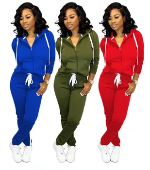 

2019 New Sexy Two Piece Set Hoodie trousers Streetwear Casual Tracksuit Women Sports Suit Plus Size Outfits SL-07