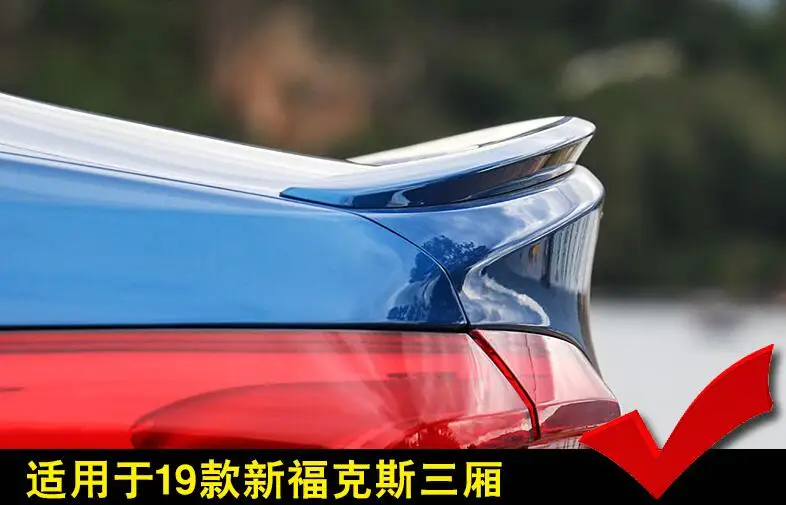 Высокое качество ABS праймер черный белый цвет автомобиля задний спойлер для Focus sedan