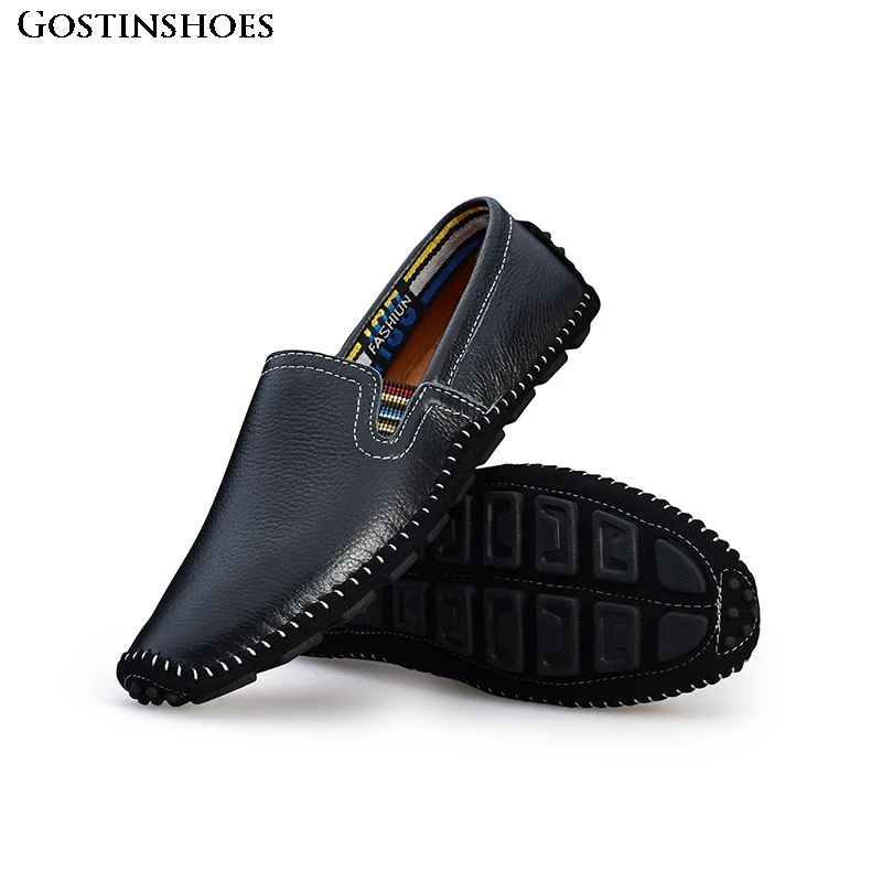 

Designer Shoes Men High Quality Mens Leather Zapatos Men Casual Loafers Luxury Moccasins Size