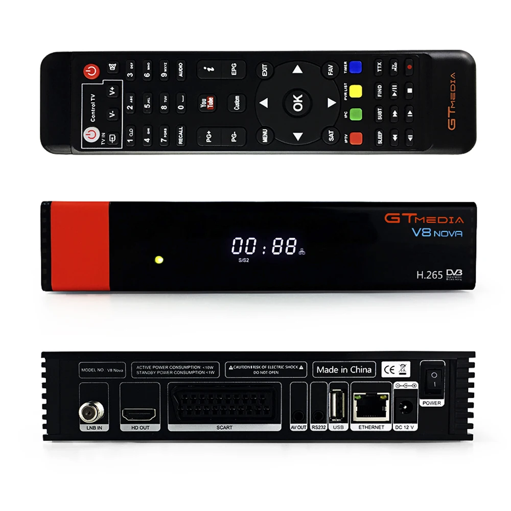 gtmedia v8 nova 1080p receptor built-in wi-fi satélite h.265 v8x atualizado a partir de freesat v9 super DV | Электроника