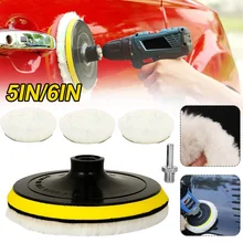 

Car Polishing Pads Kit 5"/6" Buffing Pads Foam Polish Woolen Buffer Pads for Drill Buffer Attachment Compound-Polishing-Auto