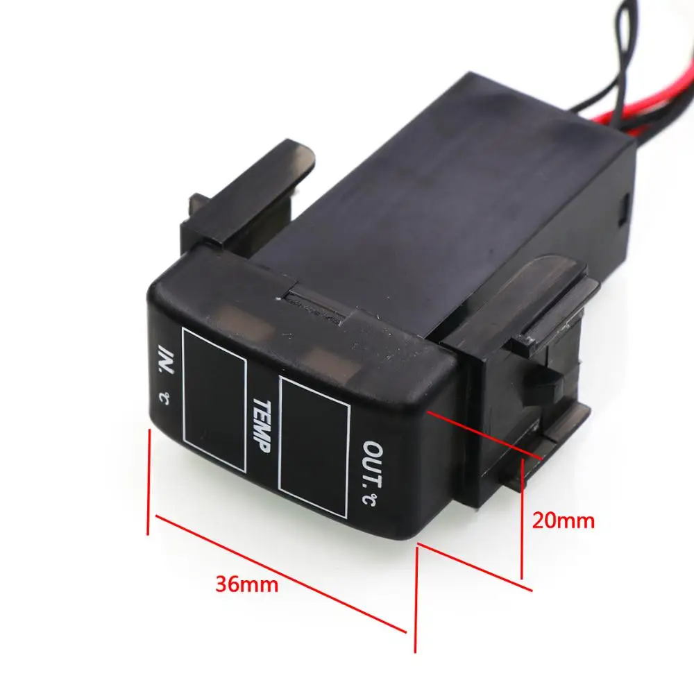 Temperature Sensor Car internal/external temperature display Dual temperature sensors For NISSAN, Qashqai, Tiida, X-trail, Sunny, NV200, Teana