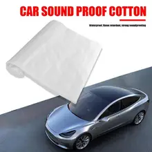 Автомобильный звукоизоляционный хлопок 50x80 см автомобильный звукоизоляционный хлопок водонепроницаемый авто звукоизоляция контроль шума для двери крышка багажника капот Ceilin