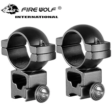 25,4 высокотактический фонарь с креплением для охоты на открытом воздухе 11 мм кольцо Ris Airsoftsports Quick Release Picatinny