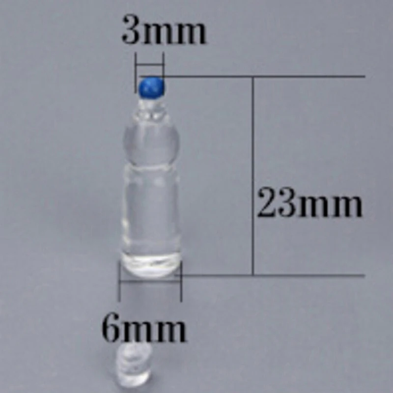 4 шт./компл. Пластик куклы миниатюрный имитация бутылка минеральной воды детские игрушки Американский мини игрушка аксессуары