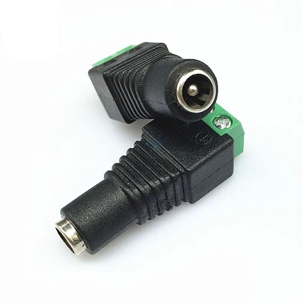 LED Strip Terminals Cable Plug 5.5*2.1mm Male Female Power CCTV Camera DC Safe Adapter Jack Brand New