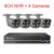 Techage Security Camera System 8CH 5MP HD POE NVR Kit CCTV Two Way Audio AI Face Detect Outdoor Video Surveillance IP Camera Set 9