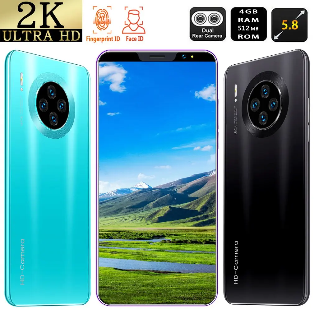 Mate33 Pro смартфон с 512M + 4GGB большой объем памяти 5 8 дюймов Экран Поддержка уход за